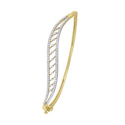 Pretty Diamond Bracelet in 18KT Rose Gold