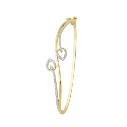 Elegant Diamond Bracelet in 14KT Yellow Gold