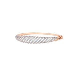 Filigree Diamond and Rose Gold Bracelet