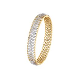 Modern Diamond Studded Bangle