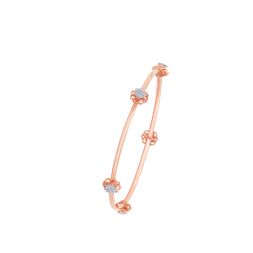 Charming Bangle Studded With Diamonds