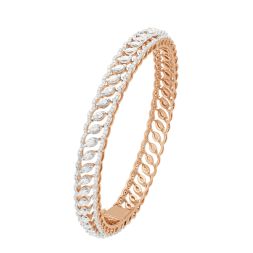 3-row Diamond Bangle