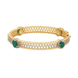 Dazzling Bangle in 18KT Yellow Gold