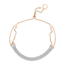 Sparkling Desired Bracelet in 14KT Rose Gold