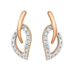 Exquisite Diamond Studs in Yellow Gold