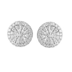 Modern Diamond Stud Earrings