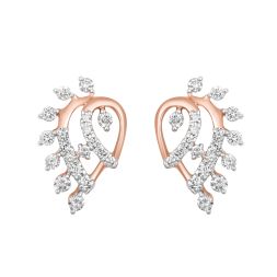 Shimmering Diamond Earrings