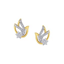 Floral Diamond Earrings