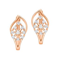 Elegant 14KT Rose Gold Earrings