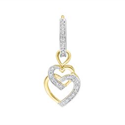 Heart Shaped Astra Earrings & Pendant Set