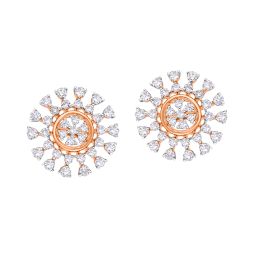 Sparkling Diamond Earrings