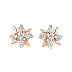 Breathtaking 14KT Rose Gold Earrings