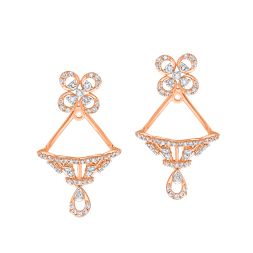 Contemporary Diamond Earrings