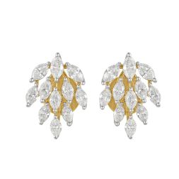 Gleaming Yellow Gold Earrings