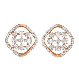 Classic 18KT Rose Gold Earrings