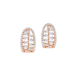 Eternal Diamond and Rose Gold Earrings