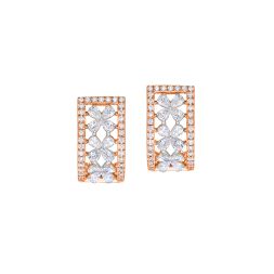 Floral Diamond Earrings