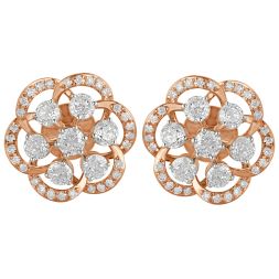 Mesmerising Diamond Crown Star Earrings