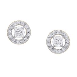 Contemporary Diamond Crown Star Earrings