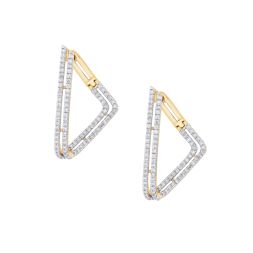 Triangle Diamond Desired Earrings