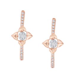 Floral Diamond Earrings