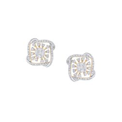 Modern Diamond Earrings