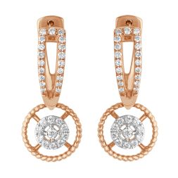 Breathtaking Diamond Danglers