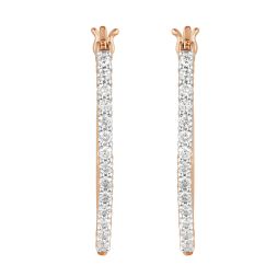 Captivating Diamond and Gold Desired Earrings