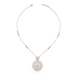 Flower Design Diamond Tanmaniya in Yellow Gold