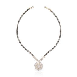 2-strand Diamond and Yellow Gold Tanmaniya