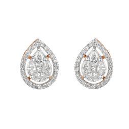 Gleaming Diamond Earrings