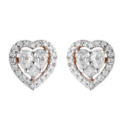 Evocative Diamond 14KT Rose Gold Earrings