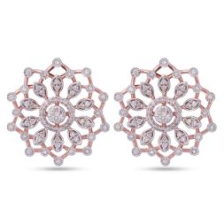 Contemporary Diamond Earrings