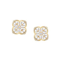 Floral Diamond Earrings