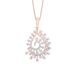 Lovely Rose Gold Pendant Set