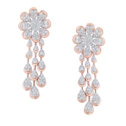 Stunning 14KT Rose Gold Earrings