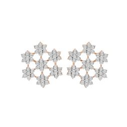 Floral Diamond Earrings