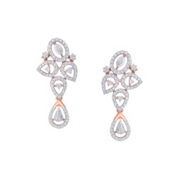 Classy Earrings with Diamonds