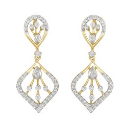 Dazzling Diamond Drop Earrings