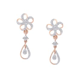 Floral Diamond Astra Earrings