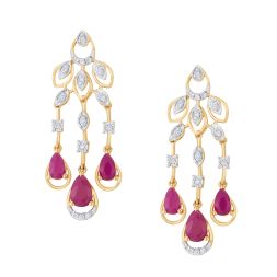 Pretty Diamond Astra Earrings