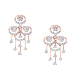 Dazzling Rose Gold Earrings