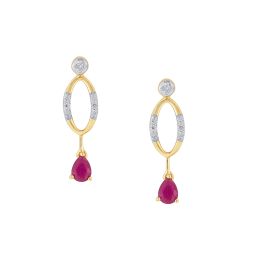 Dressy Yellow Diamond Astra Earrings