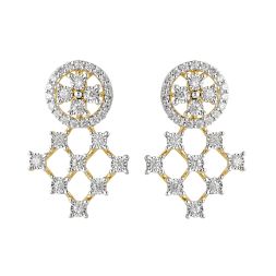 Chic Diamond Studded Earrings