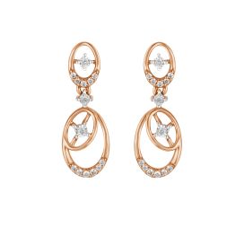 Unique Rose Gold Earrings