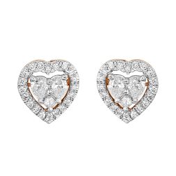 Regal Rose Gold Earrings