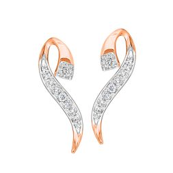 Chic Earrings in Rose Gold