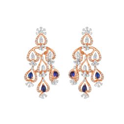 Bright Diamond Earrings Pair