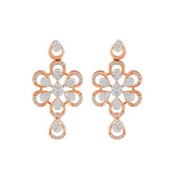 Sparkling Earrings in Diamonds