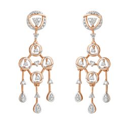 Attractive Diamond Earrings Set